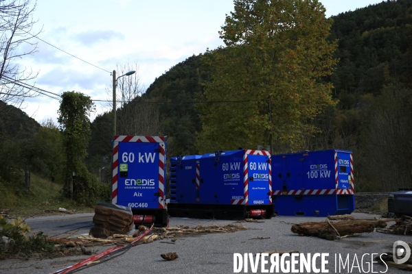 Vievola le 11/10/2020 Groupes electrogenes alimentant le hameau de Vievola