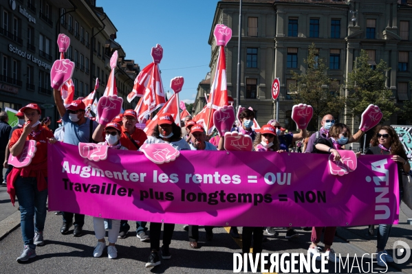 Contre AVS21: l augmentation de l âge de la retraite des femmes