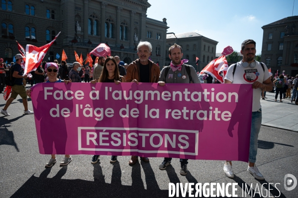 Contre AVS21: l augmentation de l âge de la retraite des femmes