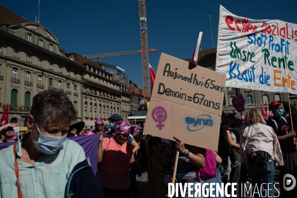 Contre AVS21: l augmentation de l âge de la retraite des femmes