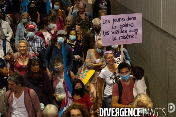 Contre AVS21: l augmentation de l âge de la retraite des femmes