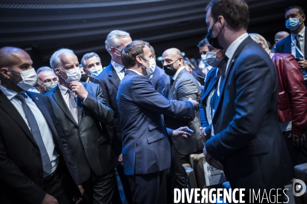 Emmanuel Macron aux rencontres de l U2P