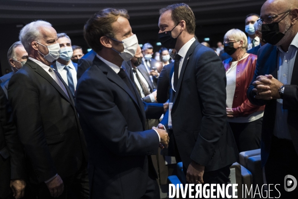 Emmanuel Macron aux rencontres de l U2P