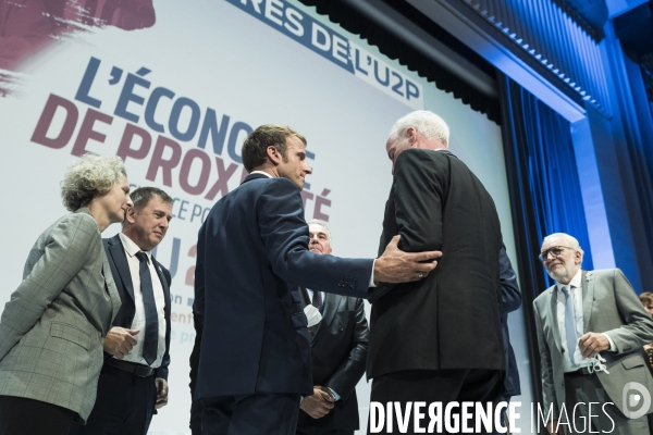 Emmanuel Macron aux rencontres de l U2P