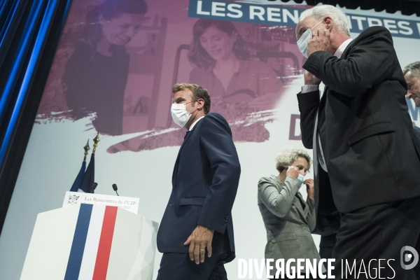 Emmanuel Macron aux rencontres de l U2P