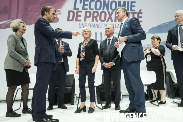 Emmanuel Macron aux rencontres de l U2P