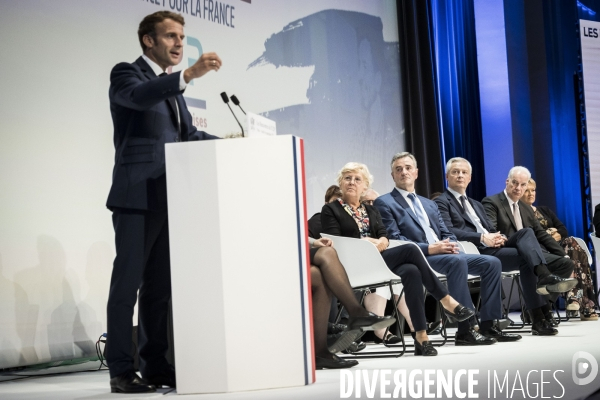 Emmanuel Macron aux rencontres de l U2P