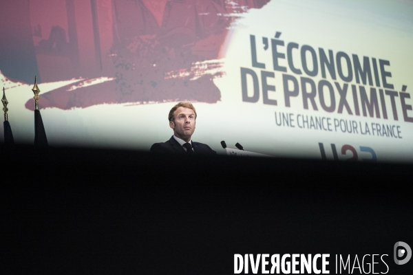 Emmanuel Macron aux rencontres de l U2P