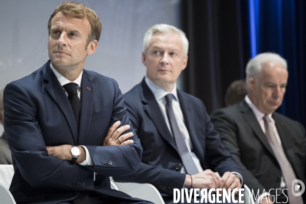 Emmanuel Macron aux rencontres de l U2P