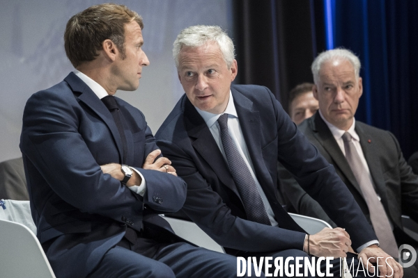 Emmanuel Macron aux rencontres de l U2P