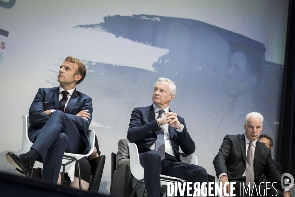 Emmanuel Macron aux rencontres de l U2P