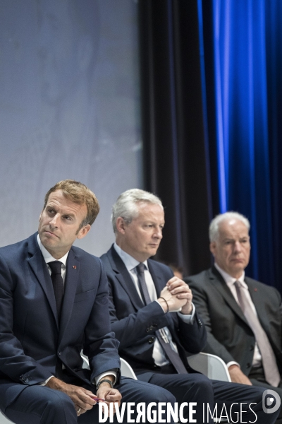 Emmanuel Macron aux rencontres de l U2P