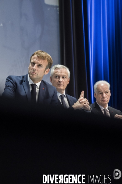 Emmanuel Macron aux rencontres de l U2P