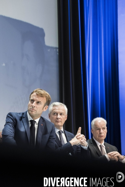 Emmanuel Macron aux rencontres de l U2P