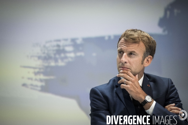 Emmanuel Macron aux rencontres de l U2P