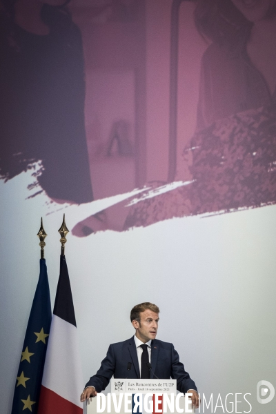 Emmanuel Macron aux rencontres de l U2P