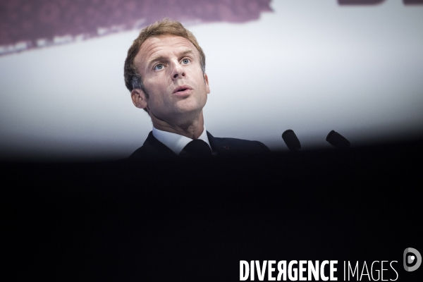 Emmanuel Macron aux rencontres de l U2P