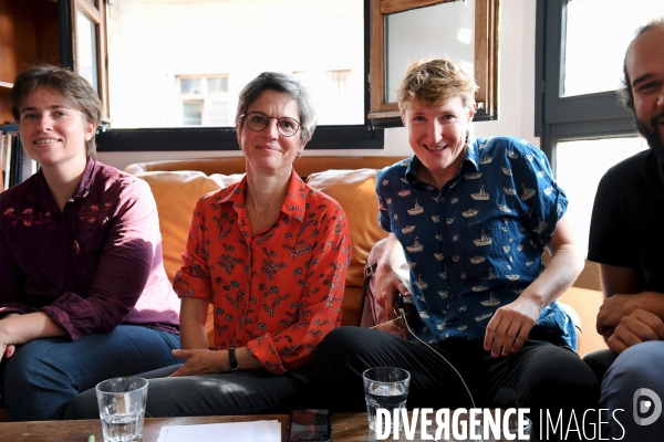 Soiree du premier tour de la primaire d europe ecologie les Verts