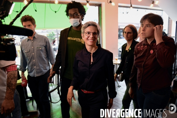 Soiree du premier tour de la primaire d europe ecologie les Verts