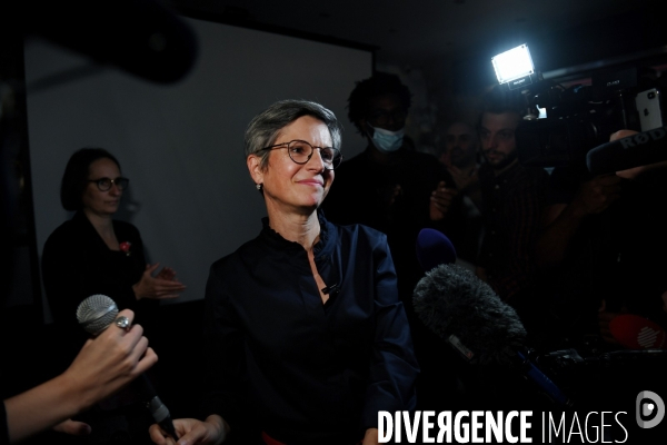 Soiree du premier tour de la primaire d europe ecologie les Verts