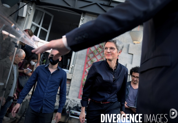 Soiree du premier tour de la primaire d europe ecologie les Verts