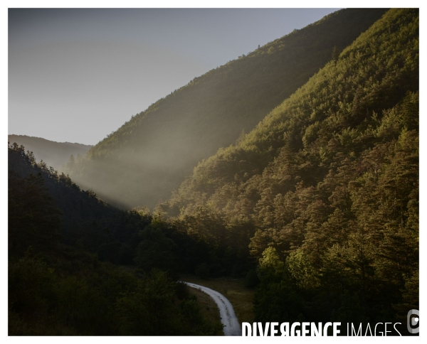 Le long de la Transbassealpine Digne-Nice ( la fin de l été )