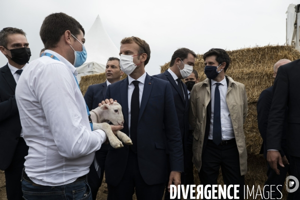 Macron au salon des jeunes agriculteurs