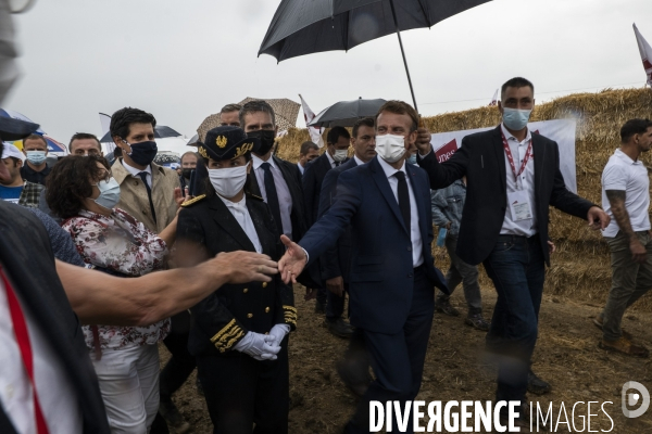 Macron au salon des jeunes agriculteurs