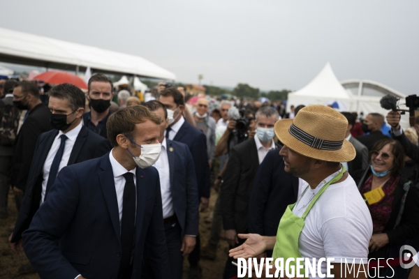 Macron au salon des jeunes agriculteurs
