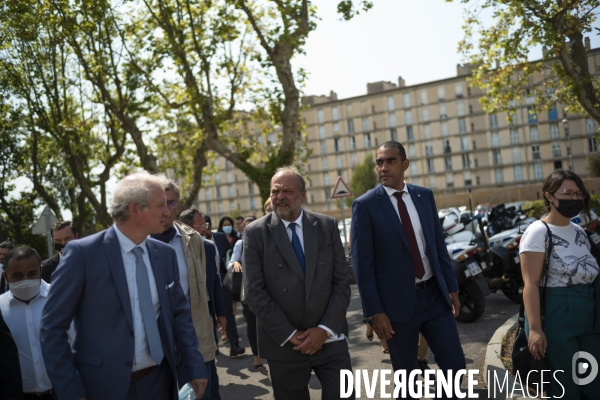 Eric Dupont Moretti en visite à Marseille