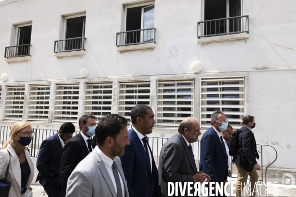 Eric Dupont Moretti en visite à Marseille