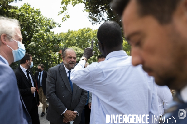 Eric Dupont Moretti en visite à Marseille