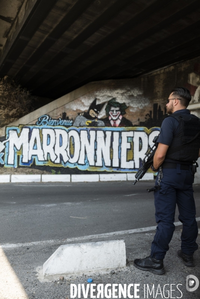 Eric Dupont Moretti en visite à Marseille