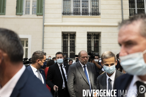 Eric Dupont Moretti en visite à Marseille