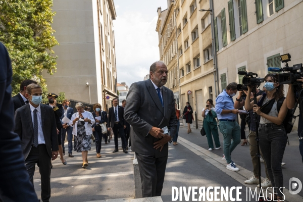 Eric Dupont Moretti en visite à Marseille