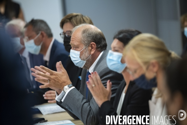 Eric Dupont Moretti en visite à Marseille