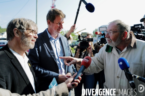 Yannick Jadot en campagne pour la presidentielle 2022