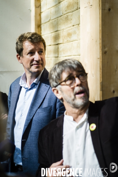 Yannick Jadot visite Cycle terre à Sevran.