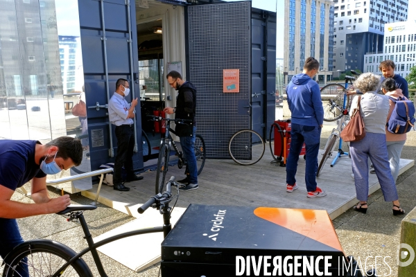 Mobilité douce à Paris la Défense