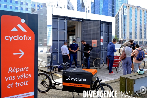 Mobilité douce à Paris la Défense
