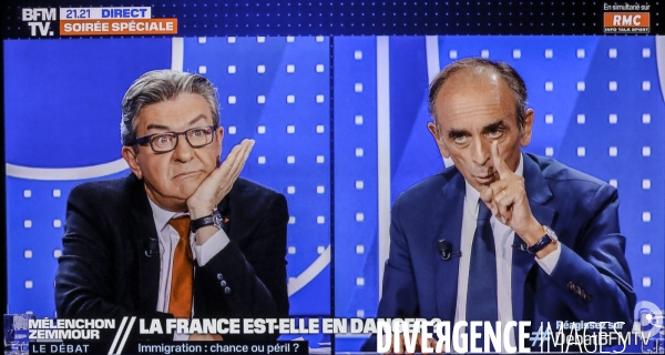 Debat melenchon zemmour sur bfm tv