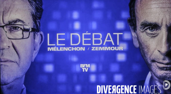 Debat melenchon zemmour sur bfm tv