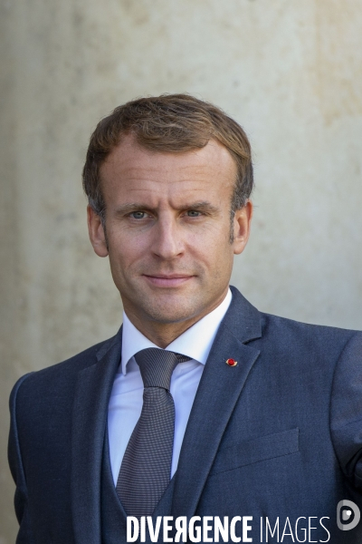 Emmanuel MACRON accueille le premier ministre du Liban