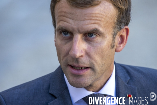 Emmanuel MACRON accueille le premier ministre du Liban