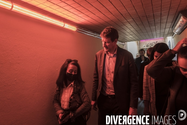 Sevran, déplacement de Yannick Jadot.