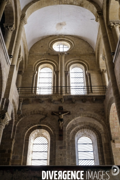 église abbatiale située à Conques