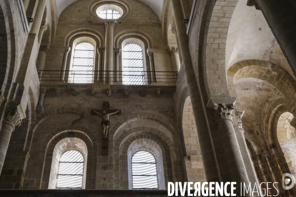 église abbatiale située à Conques