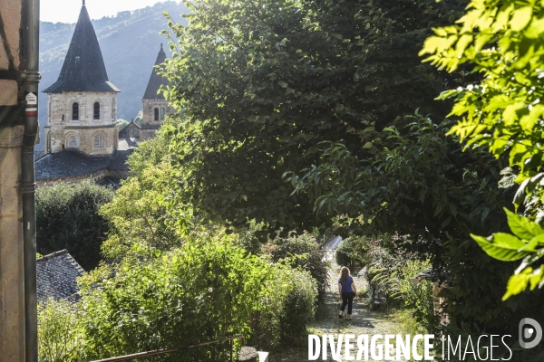 église abbatiale située à Conques