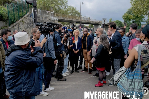 Crack porte de la Villette / Valerie Pecresse