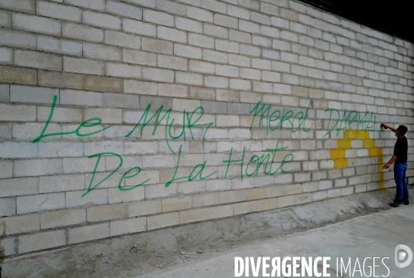 Crack porte de la Villette / le mur de la honte